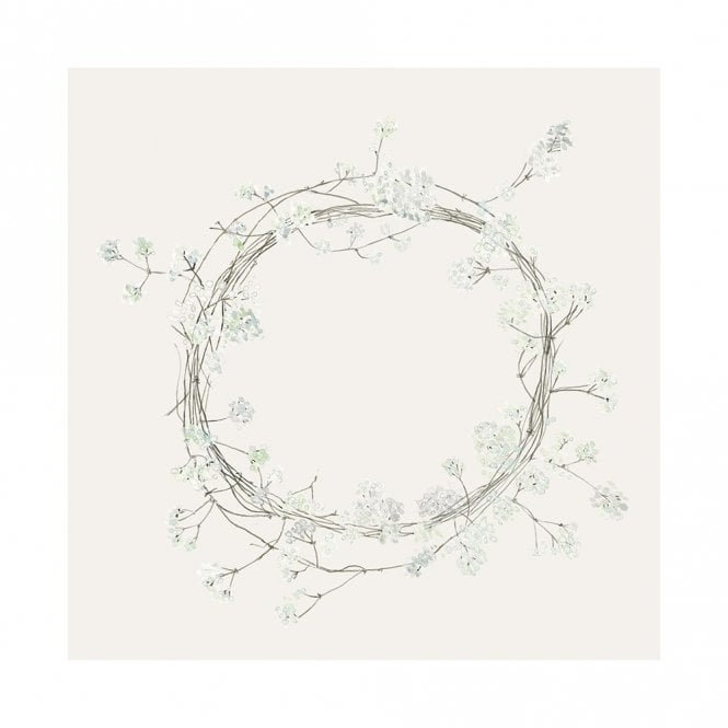 Ib Laursen Umbel Flowers Wreath Pack of 50 Paper Napkins