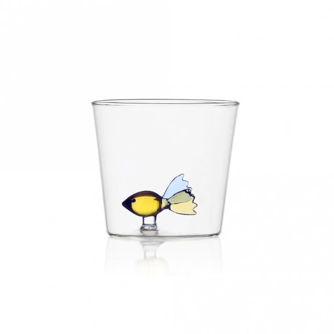 Ichendorf Milano Animal Farm Coloured Fish Glass Tumbler