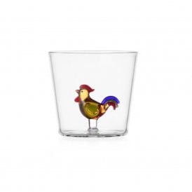 Animal Farm Rooster Glass Tumbler