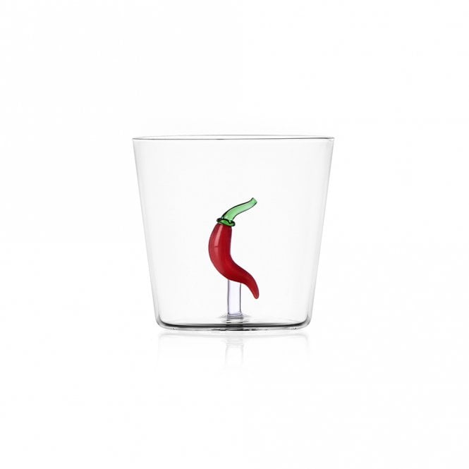 Ichendorf Milano Chilli Pepper Glass Tumbler