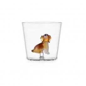 Golden Retriever Glass Tumbler