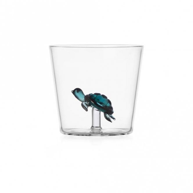 Ichendorf Milano Marine Garden Turtle Glass Tumbler