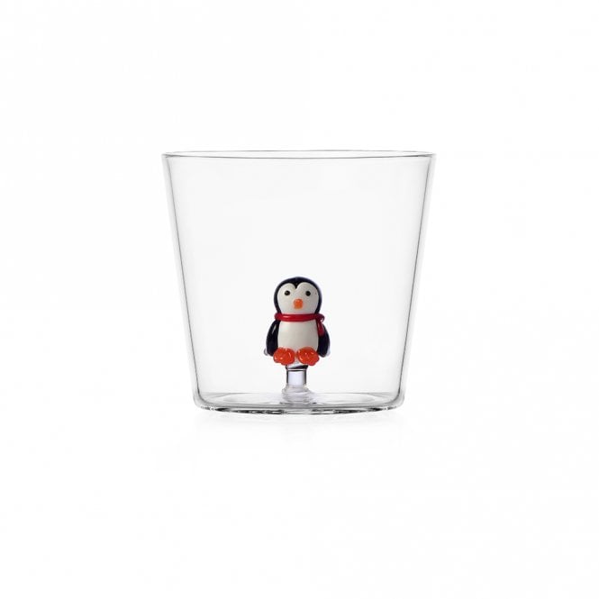 Ichendorf Milano Penguin with Scarf Glass Tumbler