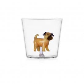 Pug Glass Tumbler