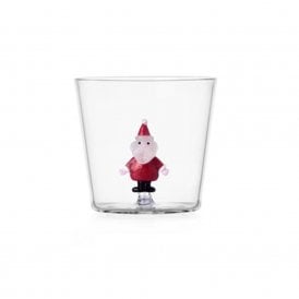 Santa Claus Glass Tumbler