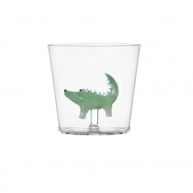 Savannah Crocodile Glass Tumbler