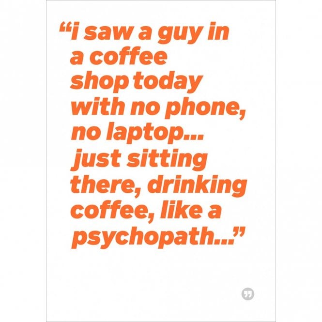 Icon Art Psychopath Card