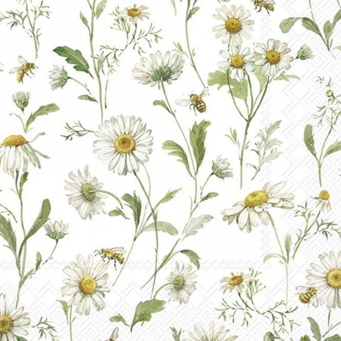 Ideal Home Range Daisies Lunch Paper Napkins