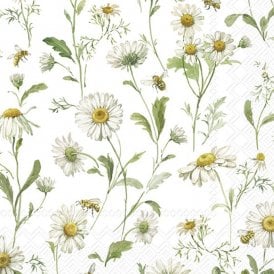 Daisies Lunch Paper Napkins