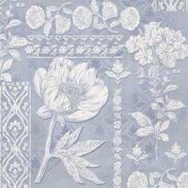 Eloise Light Blue Paper Lunch Napkins