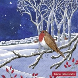 Emma Bridgewater Midnight Robin Lunch Paper Napkins