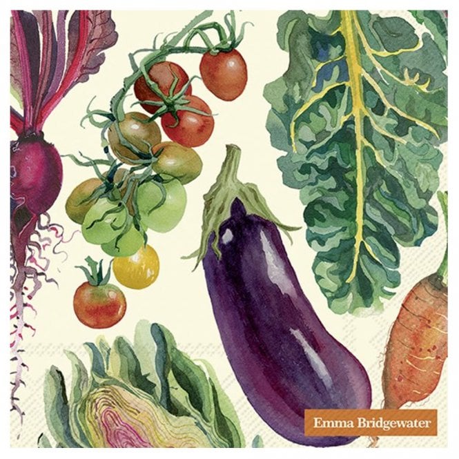 Ideal Home Range Emma Bridgewater Vegetable Garden Paper Lunch Napkins