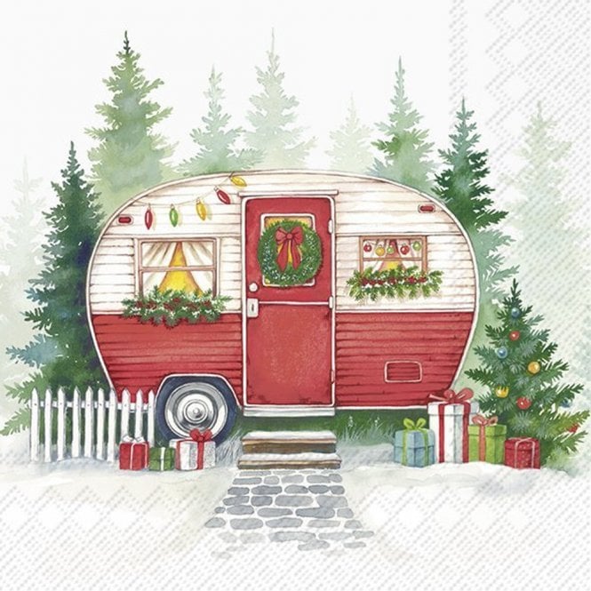 Ideal Home Range Festive Camper Lunch Paper Napkins