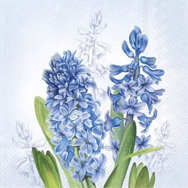 Hyacinth Blue Lunch Napkins