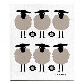 Black Mini Sheep Swedish Dishcloth