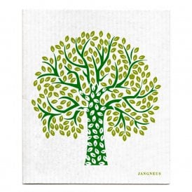 Green Tree Swedish Dishcloth