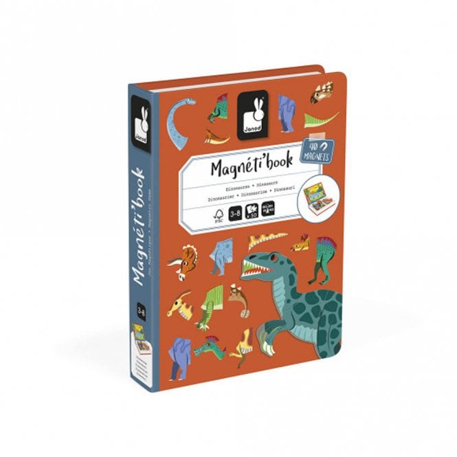 Janod Magneti' Book - Dinosaurs