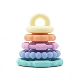 Rainbow Stacker & Teether - Pastel