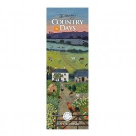 Jo Grundy Country Days 2027 Slim Calendar 