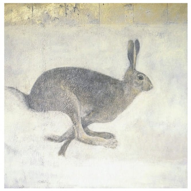 John Austin Publishing Catherine Hyde Leaping Hare Pack Of 10 Christmas Cards