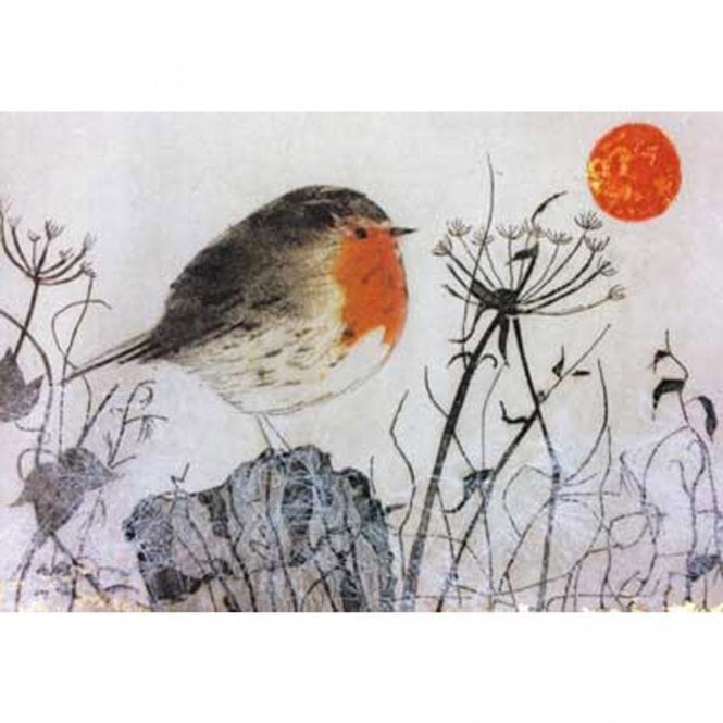 John Austin Publishing Rachel Sargent Robin Redbreast Pack of 10 Christmas Cards