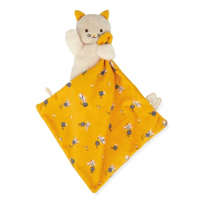 Kaloo Yellow Cat with Blanket Comforter