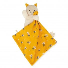 Yellow Cat with Blanket Comforter