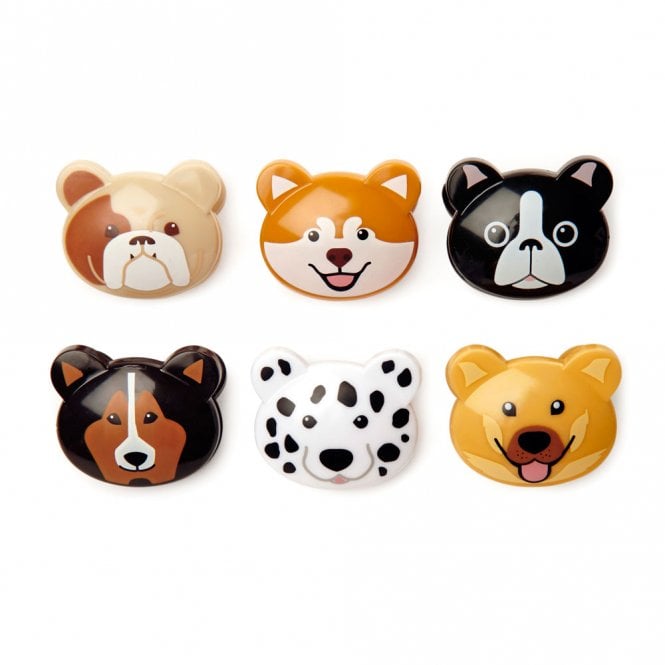 Kikkerland Doggie Bag Clips Set of 6