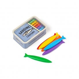 Set of 6 Sardines Crayons
