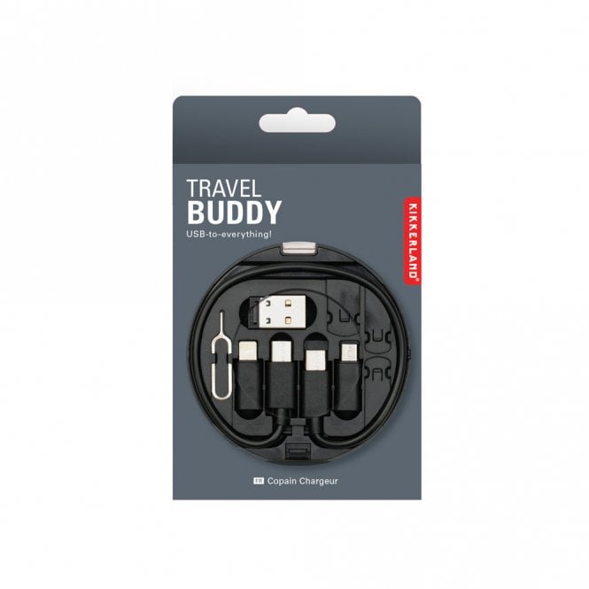 Kikkerland Travel Buddy Electronics Charging Kit