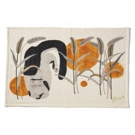 Morita MiW Afternoon Vacancy Grey Cat Tea Towel