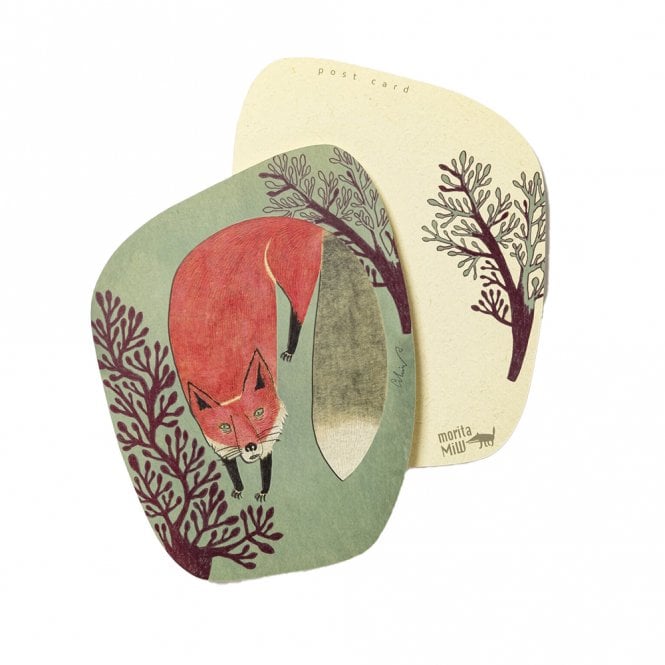 Kusubashi Mon-Ori Morita MiW Forest & Fox Postcard