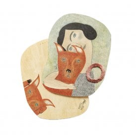 Morita MiW Loki The Red Dog Postcard