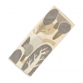 Morita MiW My Home in the Forest Grey Face Towel