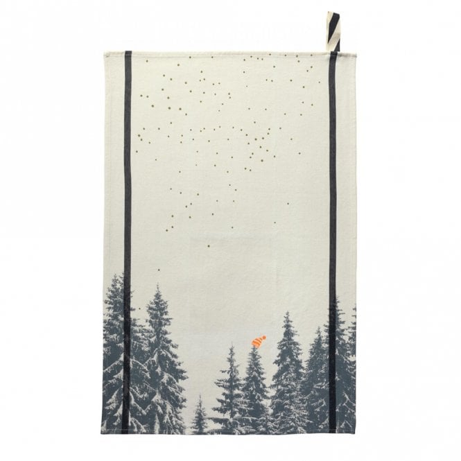 La Cerise sur le Gâteau Bertille Ecru Tea Towel