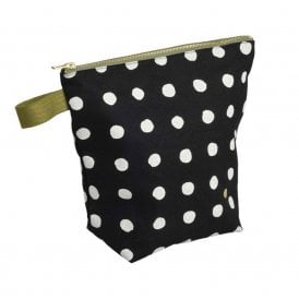 Mia Caviar Polka Dot Toiletry Bag - Large