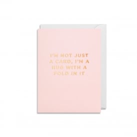 A Hug with a Fold Cherished Mini Card