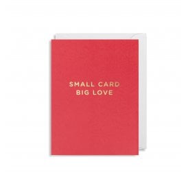 Small Card, Big Love Mini Card