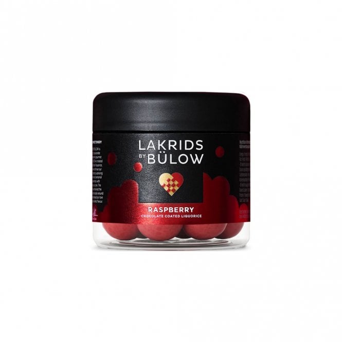 Lakrids by Bülow Crispy Raspberry Chocolate Coated Liquorice - 115g