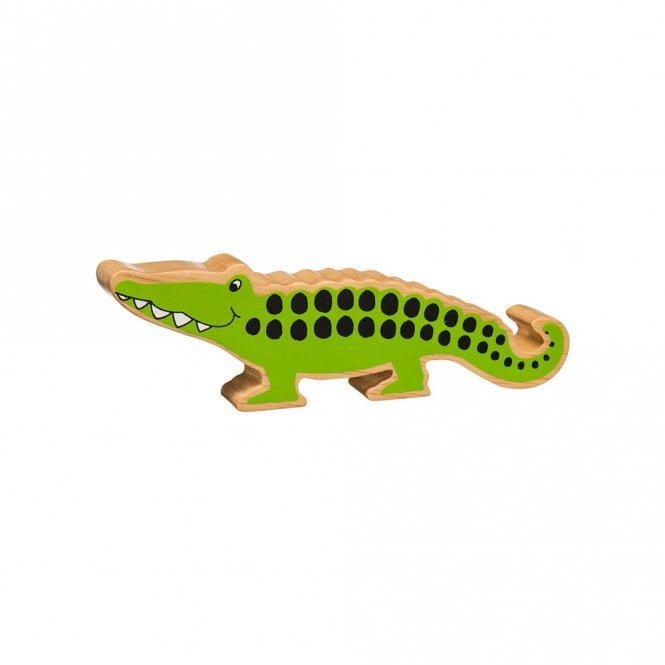 Lanka Kade Wooden Green Crocodile