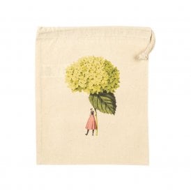 Annabelle Hydrangea Small Drawstring Bag
