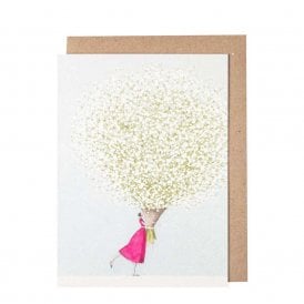 Baby's Breath Greetings Card