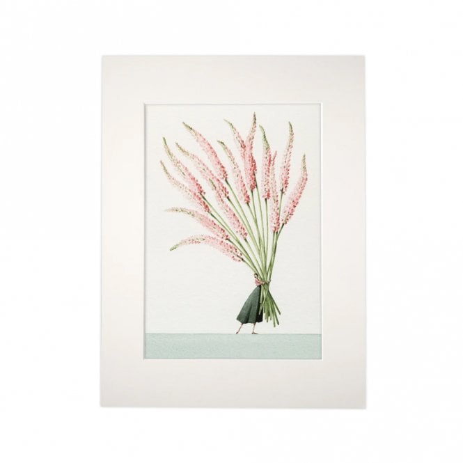 Laura Stoddart Foxtails Mounted A4 Print