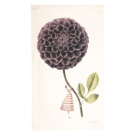 In Bloom Dahlia Tea Towel