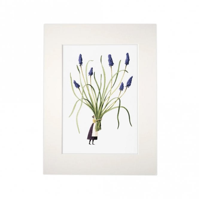 Laura Stoddart Muscari Mounted A4 Print