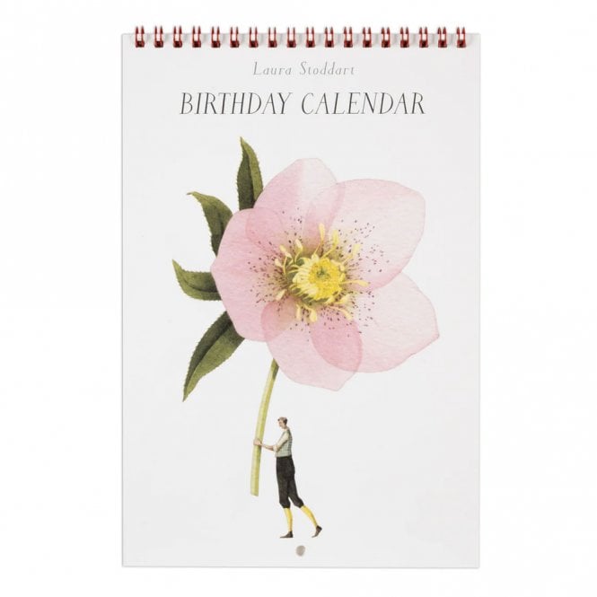 Laura Stoddart Pink & Green Birthday Calendar