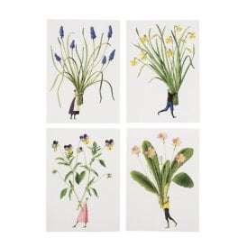 Spring Flowers Pack of 8 Notecards