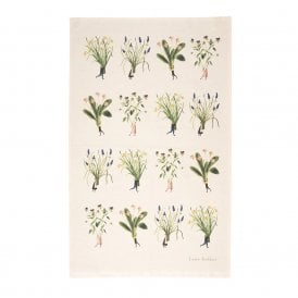 Spring Flowers Tea Towel