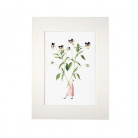 Viola Mounted A4 Print