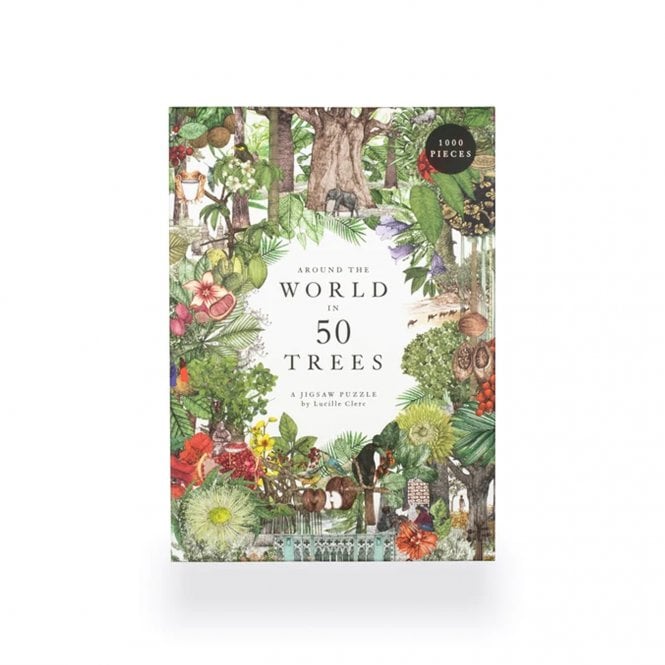 Laurence King Publishing Around the World in 50 Trees 1000 Piece Puzzle